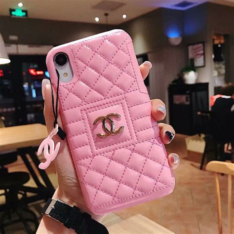 chanel inspired phone cases|clear sparkly Chanel iphone case.